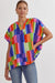 Oversized Mini Colorblock Top entro 