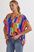 Oversized Mini Colorblock Top entro 