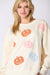 Pastel Pumpkin Intarsia Sweater peach love california 