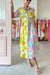 Patchwork Print Maxi Dress Mayah Overseas 