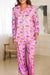 Pink Cheetah Print Pajama Set Kentce 