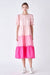 Pink Colorblock Scalloped Midi English Factory 