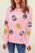 Pink Easter Egg Sweatshirt Shewin 