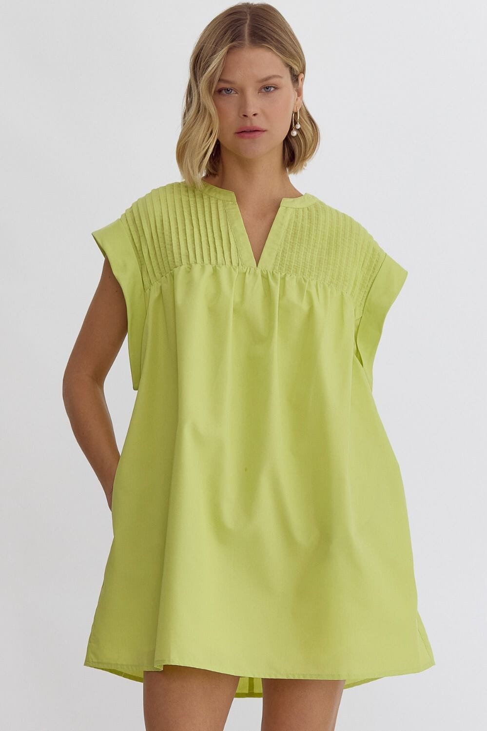 Pleated Yoke Dress entro 