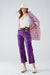 Purple Jeans with Metallic Gold Finish Q2 