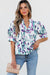 Purple Tulip Puff Sleeve Top Shiying 