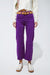 Purple Wide Leg Cropped Jeans Q2 