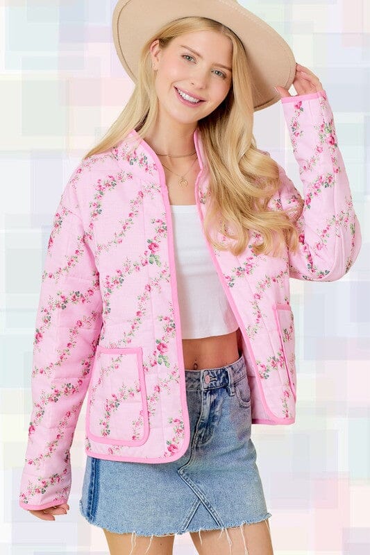 Quilted Floral Jacket Main Strip 