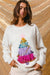 Rainbow Christmas Tree Sweater Bibi 