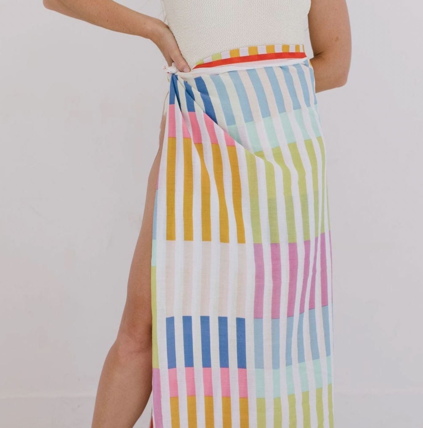 Rainbow Stripe Sarong sunshine tienda 
