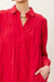 Red Button Down Tiered Dress idem ditto 