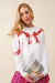 Red Sequin Bow Sweater Main Strip 