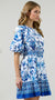 Salema Floral Button-Down Mini Dress Sugarlips 