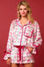 SANTA PAJAMAS VELVET BOW PAJAMAS queen fashion wholesale 