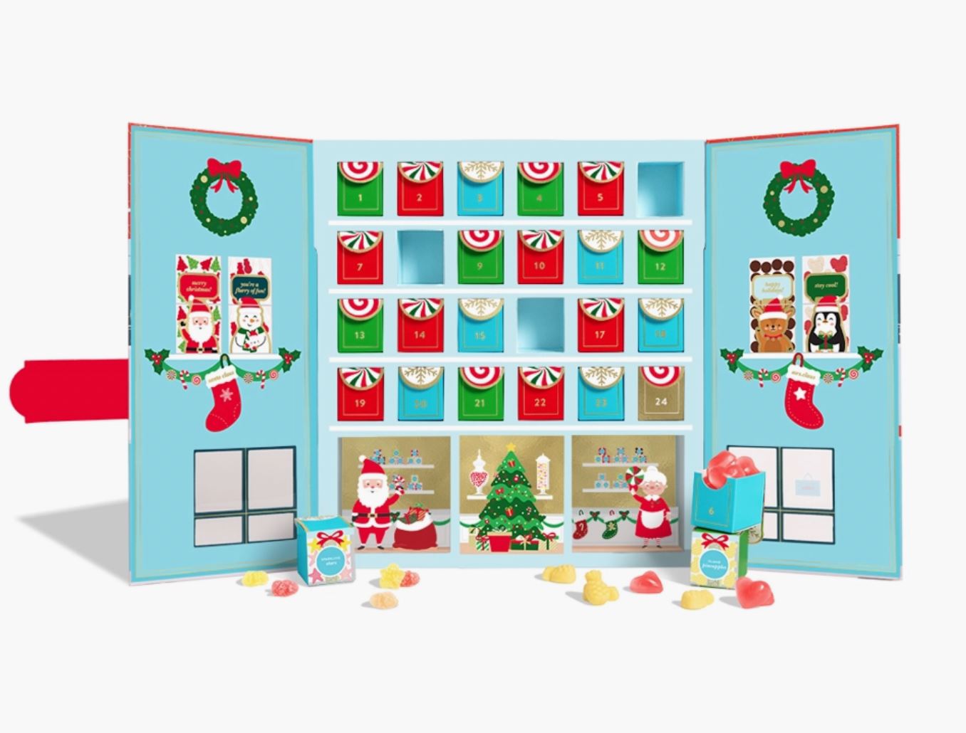 Santa's Candy Shop Advent - 24pc Tasting Collection Calendar sugarfina 