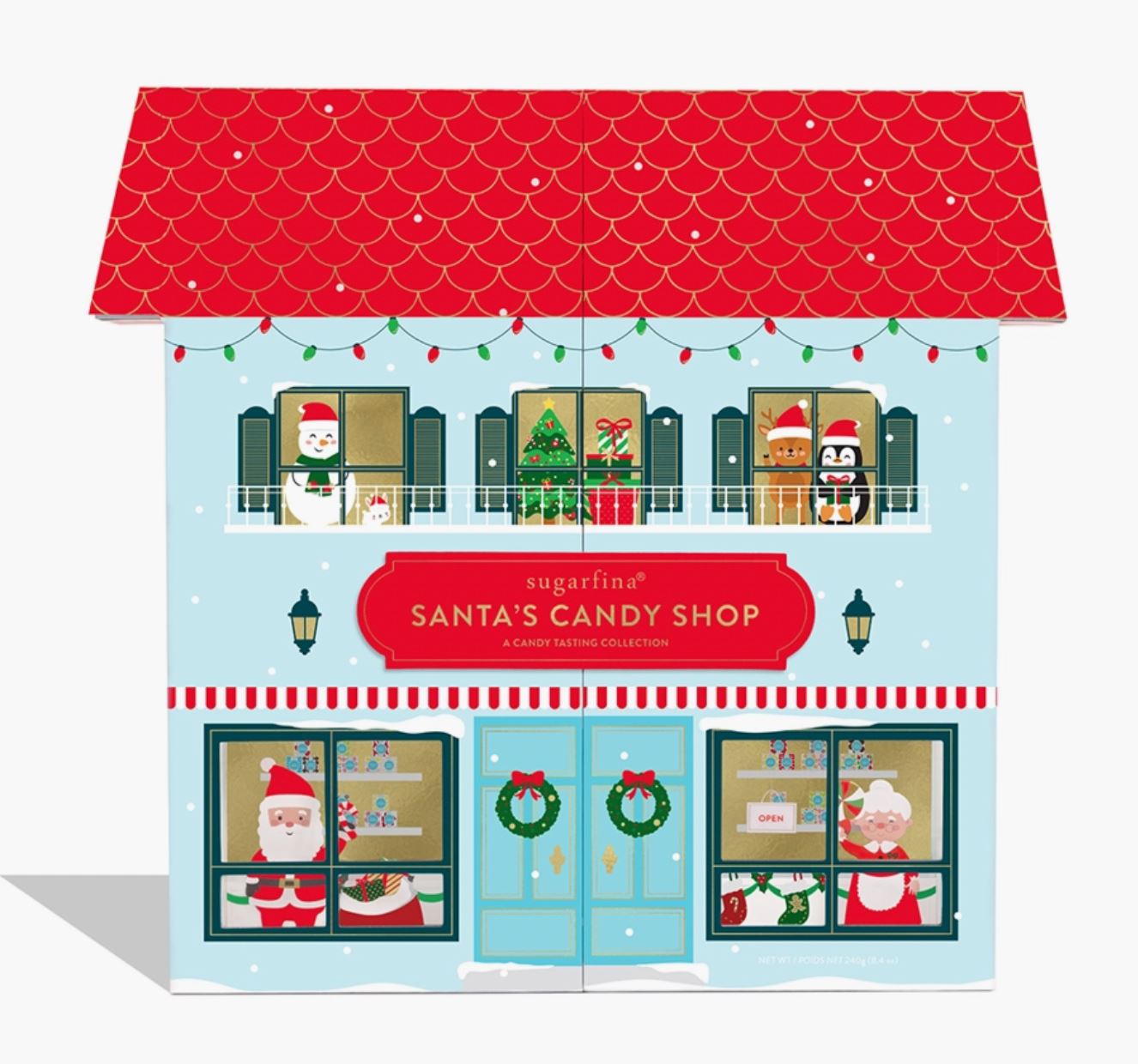 Santa's Candy Shop Advent - 24pc Tasting Collection Calendar sugarfina 