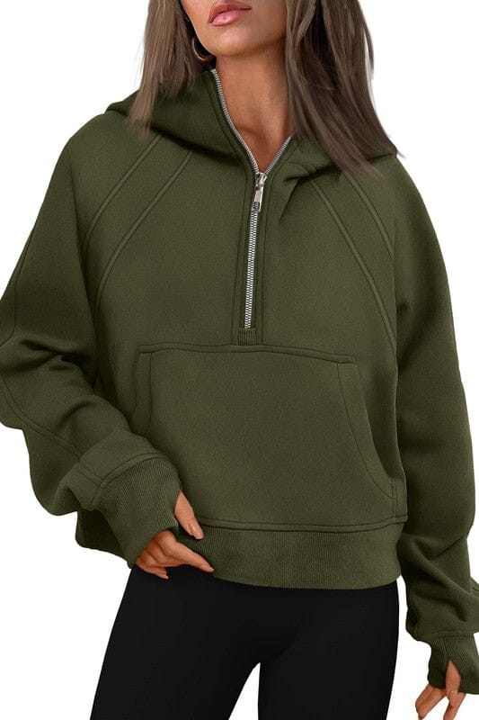 Scuba Half Zip Hoodie Asia Direct 