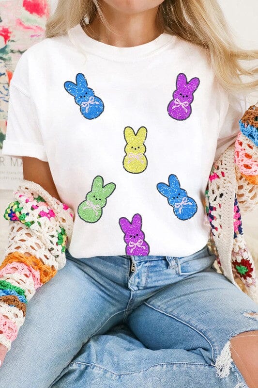 Sequin Peeps Tee Kentce 