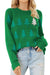 Sequin Tree Embroidered Sweater shoppingwill 