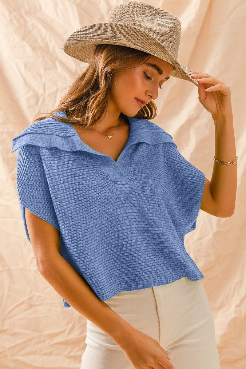 SHAWL COLLAR DOLMAN SWEATER PULLOVER So Me 
