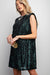 Sleeveless Shoulderpad Dress Emerald easel 