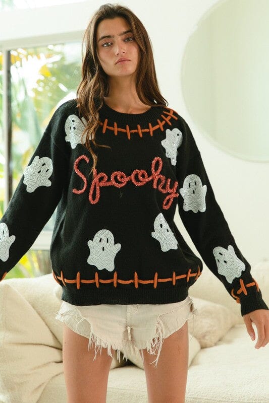 Spooky Ghost Sweater Bibi 