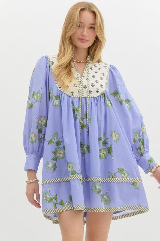 Spring 2025 Mixed Floral Dress - Ships mid-January Entro 