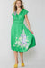 Spring Green Floral Dress current air 