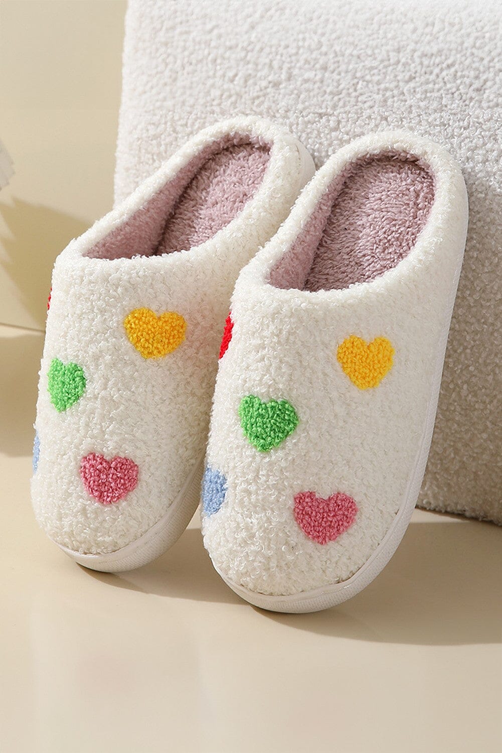 Spring Heart Slippers shewin 