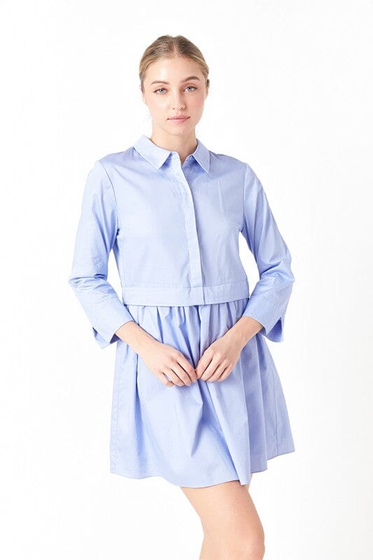 Spring Shirt Dress English Factory 