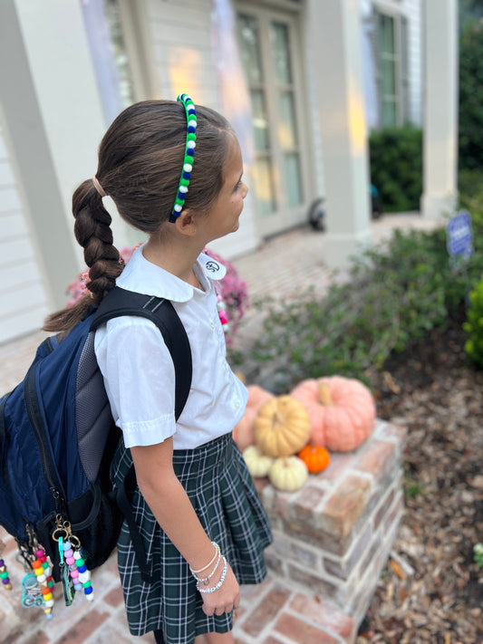 St Dominic Custom headband SNAP-Something New And Pretty 