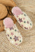 Star Pattern Plush Slippers Kentce 