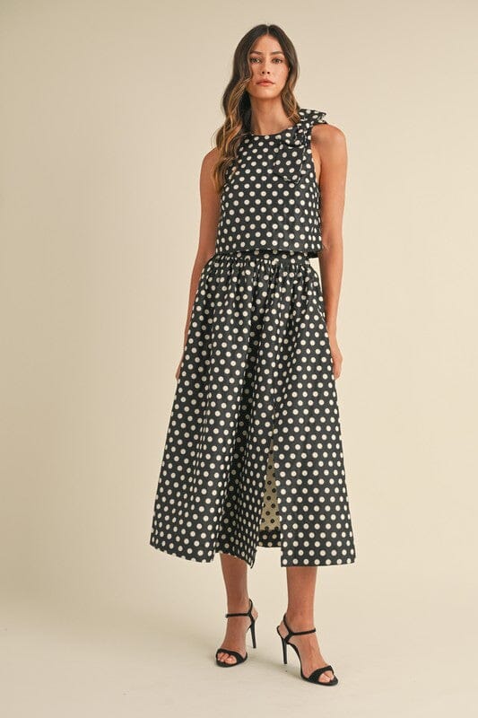 Taffeta Polka Dot Set Mable 