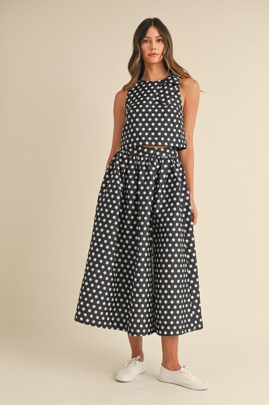 Taffeta Polka Dot Set Mable 