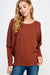 Textured Dolman Sleeve Sweater 2 hearts 