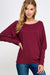 Textured Dolman Sleeve Sweater 2 hearts 