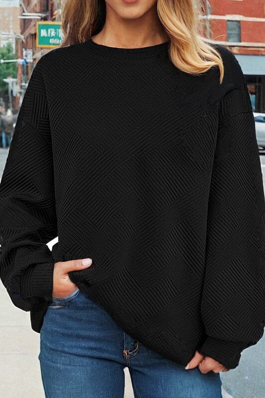 Textured Longsleeve Sweatshirt kentce 