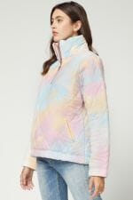 Tie Dye Quilted Quarter Zip entro 
