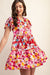 Tiered Floral Print Dress Gigio 