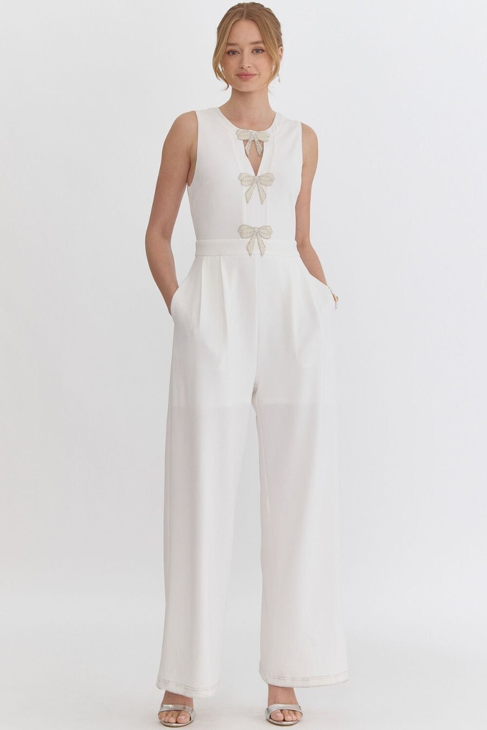 Triple Bow Jumpsuit entro 