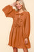 Triple Ribbon Front Relaxed Dress Haptics 