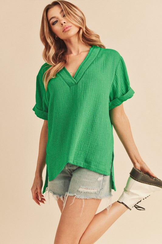 Trudie Gauzy Top aemi+co 