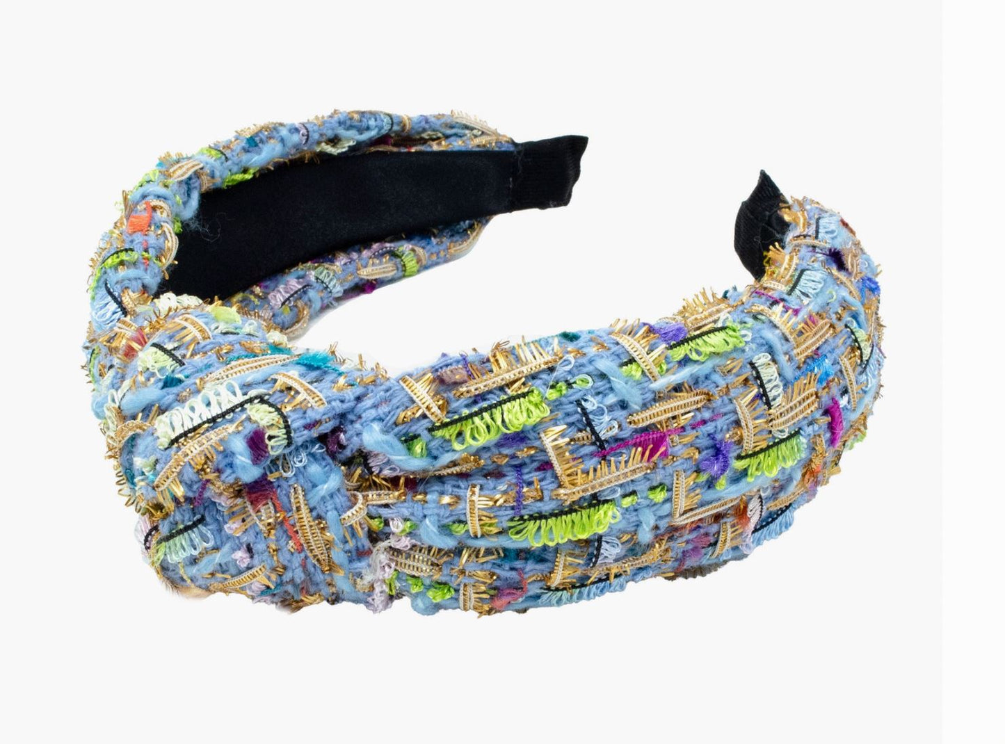 Tweed Mix Knotted Headband SNAP-Something New And Pretty 