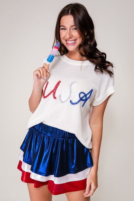 USA Glitter Script Top Timing 