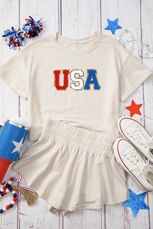 USA Skort Set Shewin 