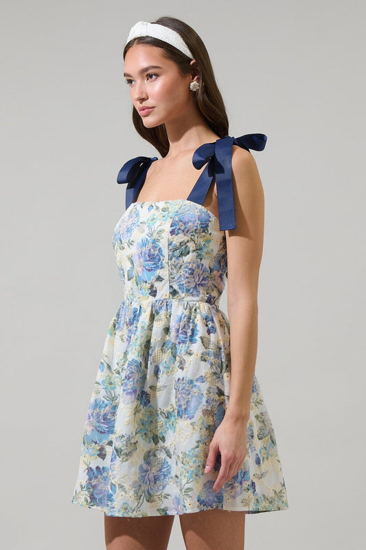 Zaidy Eyelet Nidia Mini Dress sugarlips 