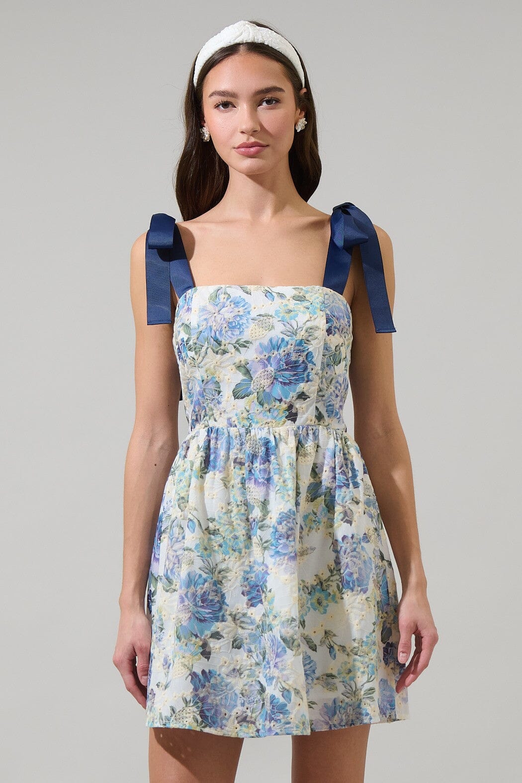 Zaidy Eyelet Nidia Mini Dress sugarlips 