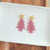 Acrylic Christmas Tree Earrings spiffy and splendid 