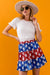 American Flag Sequin Skirt bibi 