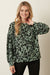 Animal Spotted Knit Bubble Sleeve Top Mittoshop 